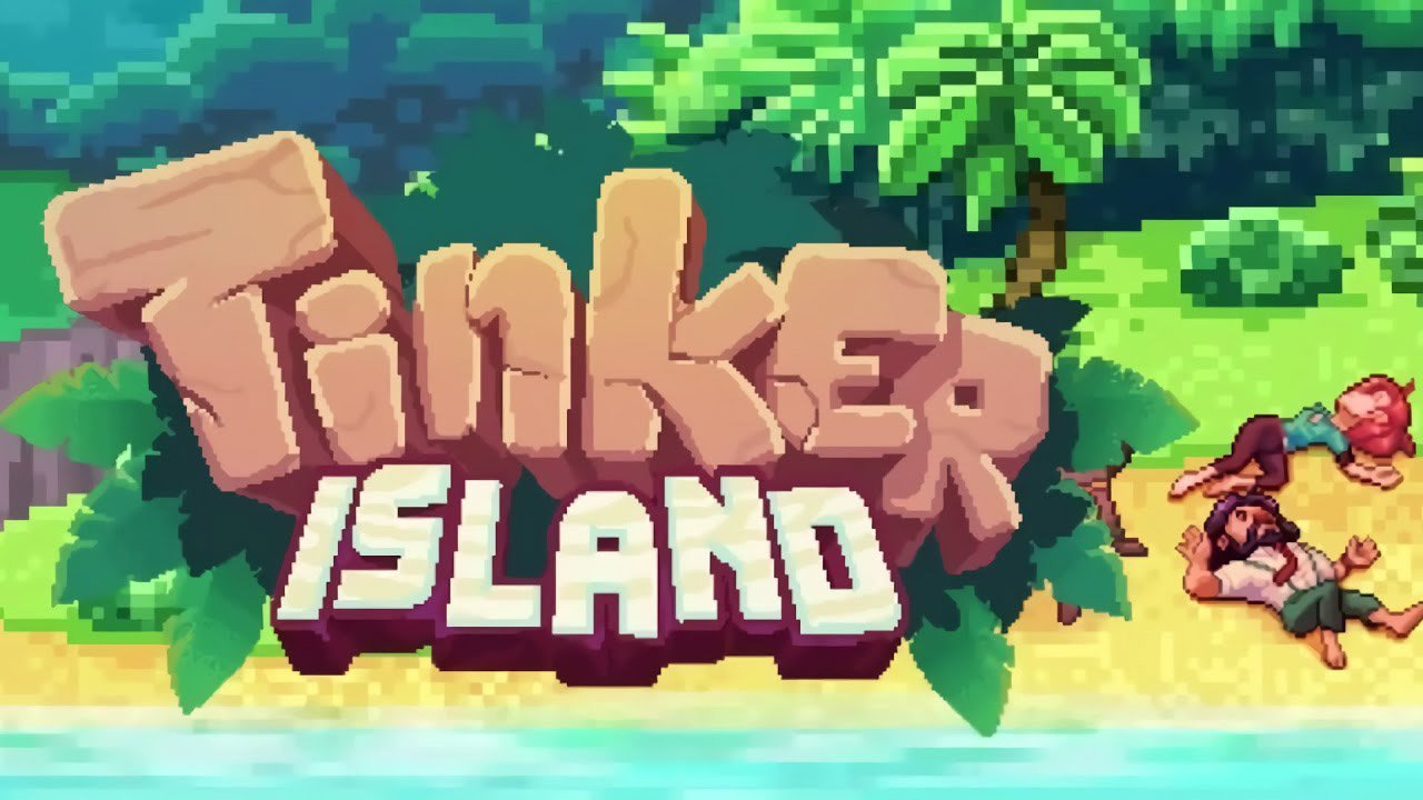 Tinker island. Тинкер Исланд 2. Пиксельный остров игра. Пиксельная игра про остров на телефон.